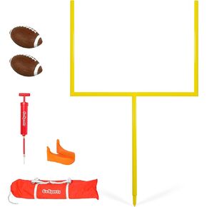 GoSports Football Field Goal Post - 6 or 8 ft Backyard Football Game
