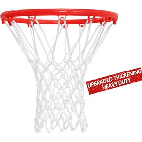 Mr Warm Basketball Net Outdoor, 2023 Upgrade Glow in The Dark Basketball Net, All Weather Anti Whip Nightlight Luminous Basketball Net Replacement -12 Loops (Fluorescent Green)
