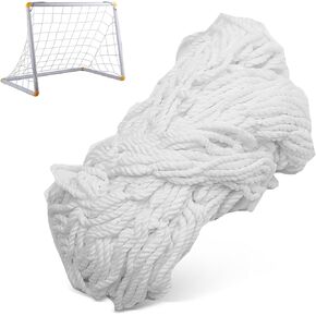Soccer Nets, Kids Soccer Net for Replacement Soccer Goal Net and Soccer Goal Straps, Fit 6' X 4', 8' X 6', 12' X 6', 24' X 8' Goalie Net (6X4FT)