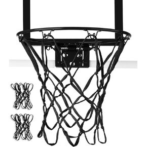 XXXYYY Mini Basketball Net Replacement 8 Loop [2 Pack], Vibrant Color, for Indoor Door/Room Walls 8"-10.25" Hoop