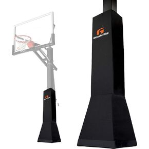Goalrilla Deluxe Weatherproof Basketball Pole Pad for Ultimate Protection and Player Safety, Black