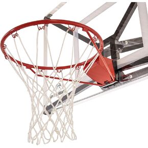 Silverback Standard Breakaway Rim with Nylon Net Compatible and Goaliath Portable Basketball Hoops