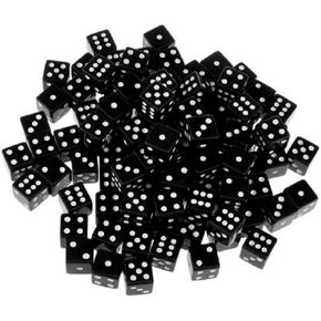 Tytroy 16MM 100 Count Black Dice Casino in Kuwait