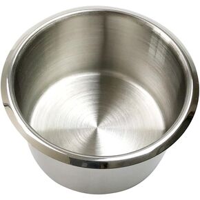 Game Table Cup Holder Insert - Stainless Steel Jumbo Drop-in Drink Cup Holder, Poker Table Cup Holders for Casino Table, Game Table, Sofa, Boats, Bench, Work Desk, RV Cars & Trucks