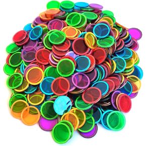 SEETOOOGAMES 300 Pieces Magnetic Bingo Chips Only- Mixed