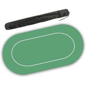 DA VINCI Non Slip 70 x 36 inch Neoprene Rubber Foam Poker Table Mat and Card Game Layout