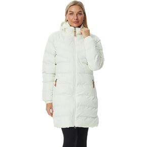 سترة نسائية منتفخة من ALPHA CAMP معطف شتوي مقاوم للماء ومقاوم للرياح وأكمام طويلة وسترة مبطنة من القطن in Kuwait