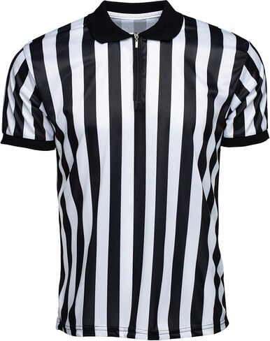 Murray Sporting Goods Men’s Referee Shirt Collared | Official Mens Ref Shirt Jersey Short Sleeve - Football Halloween Costume in Saudi Arabia