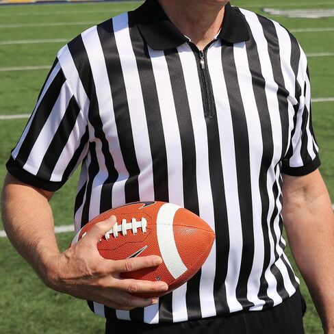Murray Sporting Goods Men’s Referee Shirt Collared | Official Mens Ref Shirt Jersey Short Sleeve - Football Halloween Costume in Saudi Arabia