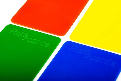 RefStuff RefScards Soccer Referee بطاقات حمراء وصفراء تحذير وبطاقات طرد (حزمة من 4 بوصات باللونين الأزرق والأخضر) in Kuwait