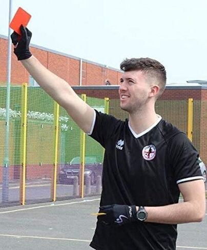 RefStuff RefScards Soccer Referee بطاقات حمراء وصفراء تحذير وبطاقات طرد (حزمة من 4 بوصات باللونين الأزرق والأخضر) in Kuwait