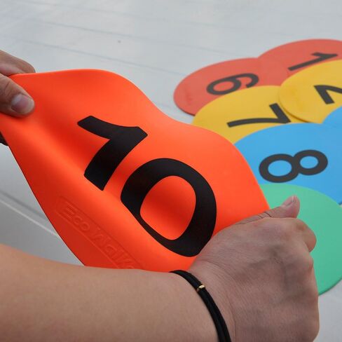 Eco Walker 8inch Numbered Floor Spot Markers in Kuwait