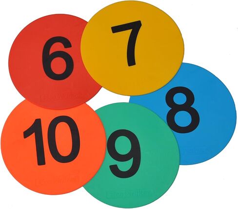 Eco Walker 8inch Numbered Floor Spot Markers in Kuwait