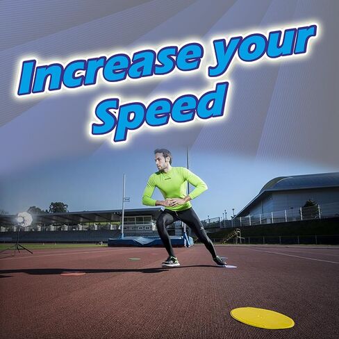 نقاط سبوت | 24 قطعة - 9 بوصة | معدات PE | بقع بولي لأرضية الصالة الرياضية | علامات سبوت | علامات ملعب كرة القدم| سجادات الجلوس للأرضية | نقاط مطاطية لفئة الصالة الرياضية | قرص الرقص | التعليم الجسدي in Kuwait