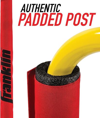 عمود هدف كرة القدم من الفولاذ الأصلي من Franklin Sports مقاس 8.5 × 5.5 بوصة - عمود للأطفال - مجموعة عمود هدف كرة القدم - أهداف ميدانية للركل - مجموعة كرة قدم للشباب - عمود هدف كرة قدم محمول in Kuwait