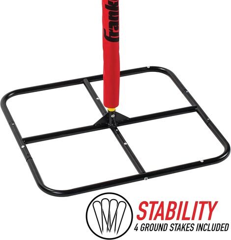 عمود هدف كرة القدم من الفولاذ الأصلي من Franklin Sports مقاس 8.5 × 5.5 بوصة - عمود للأطفال - مجموعة عمود هدف كرة القدم - أهداف ميدانية للركل - مجموعة كرة قدم للشباب - عمود هدف كرة قدم محمول in Kuwait