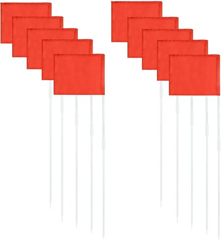 أعلام ركن كرة القدم SAWHOX، مجموعة من 10 أعلام زاوية لملعب كرة القدم مقاس 67 بوصة وأعمدة خفة الحركة لكرة القدم والرجبي والهوكي الميداني in Kuwait