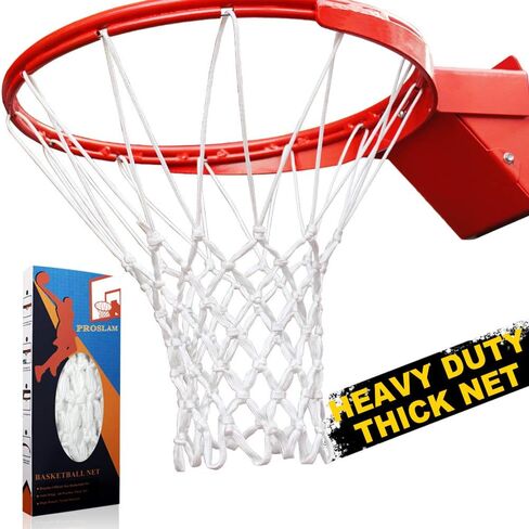 ProSlam Premium Quality Professional Heavy Duty Basketball Net Replacement - All Weather Anti Whip,Fits Standard Indoor or Outdoor 12 Loops Rims12 Loops in Saudi Arabia
