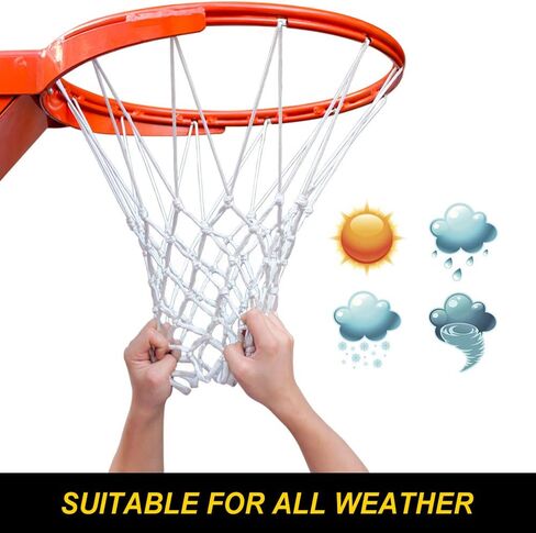 ProSlam Premium Quality Professional Heavy Duty Basketball Net Replacement - All Weather Anti Whip,Fits Standard Indoor or Outdoor 12 Loops Rims12 Loops in Saudi Arabia