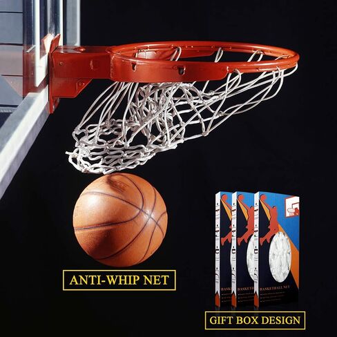 ProSlam Premium Quality Professional Heavy Duty Basketball Net Replacement - All Weather Anti Whip,Fits Standard Indoor or Outdoor 12 Loops Rims12 Loops in Saudi Arabia