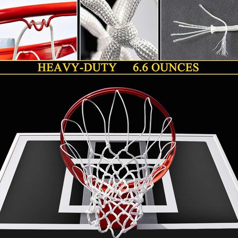ProSlam Premium Quality Professional Heavy Duty Basketball Net Replacement - All Weather Anti Whip,Fits Standard Indoor or Outdoor 12 Loops Rims12 Loops in Saudi Arabia