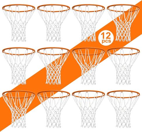 NEIJIANG Basketball Net Replacement Outdoor, Upgraded Thickening Heavy Duty, All Weather Anti Whip, Fits Standard Indoor or Outdoor 12 Loops Rim in Saudi Arabia