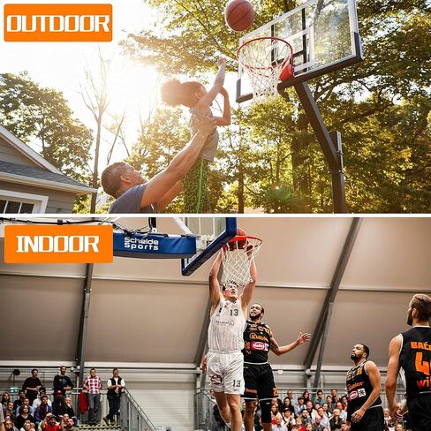 NEIJIANG Basketball Net Replacement Outdoor, Upgraded Thickening Heavy Duty, All Weather Anti Whip, Fits Standard Indoor or Outdoor 12 Loops Rim in Saudi Arabia