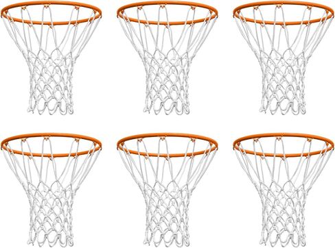 NEIJIANG Basketball Net Replacement Outdoor, Upgraded Thickening Heavy Duty, All Weather Anti Whip, Fits Standard Indoor or Outdoor 12 Loops Rim in Saudi Arabia
