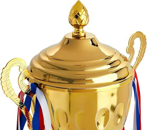 كأس Juvale الذهبي الكبير - جائزة بطولة المركز الأول مقاس 16.3 بوصة لكرة القدم وكرة القدم ومسابقة الرياضات الخيالية in Kuwait