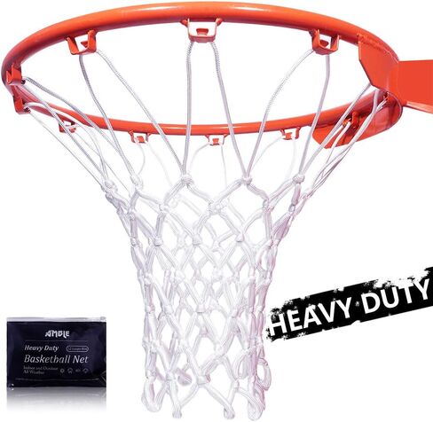 Amble Basketball Net Replacement - Heavy Duty Net in All Weather for Indoor and Outdoor - Fits 12 Loops Rim in Saudi Arabia