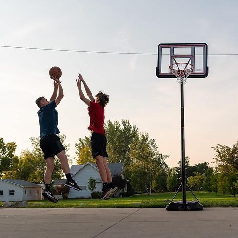 Lifetime Pro Court Height Adjustable Portable Basketball System, 44 Inch Backboard in Saudi Arabia