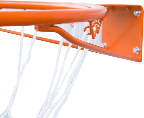 حافة صلبة لكرة السلة، شبكة كرة سلة، هدف كرة السلة للتعليق في الأماكن المغلقة والمفتوحة مع شبكة كرة السلة المثبتة على الحائط لجميع الأحوال الجوية 18 بوصة in Kuwait