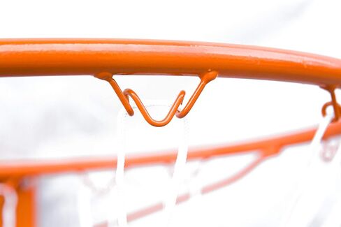 حافة صلبة لكرة السلة، شبكة كرة سلة، هدف كرة السلة للتعليق في الأماكن المغلقة والمفتوحة مع شبكة كرة السلة المثبتة على الحائط لجميع الأحوال الجوية 18 بوصة in Kuwait