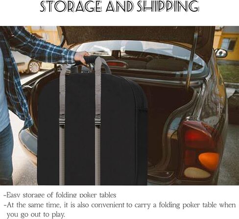 Global Storage Folding Poker Table Bag for 71" and 84"-Oval Poker Table,Two Sizes in Saudi Arabia
