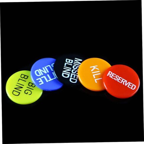 TOYANDONA 15 pcs Poker Dealer Button Dealer Poker Button Poker chip Big Bling Button Five Colors Texas in Saudi Arabia