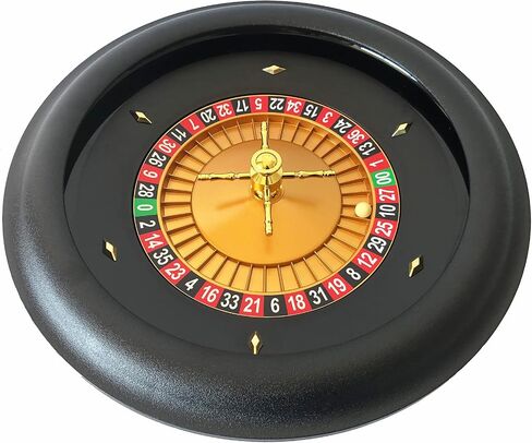Yuanhe Deluxe Roulette Wheel Set - 18" Casino Grade Roulette Game Set with 2 Balls Pills,Very Smooth Spinning Action,Great for Home Game Night or Professional Use. in Saudi Arabia