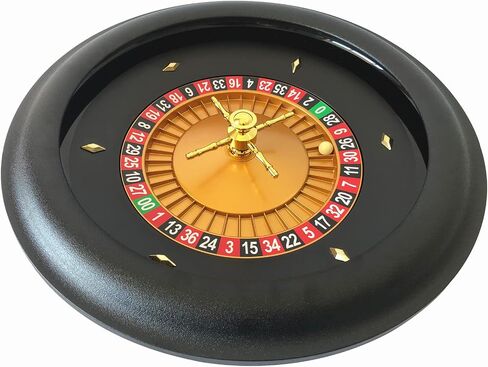 Yuanhe Deluxe Roulette Wheel Set - 18" Casino Grade Roulette Game Set with 2 Balls Pills,Very Smooth Spinning Action,Great for Home Game Night or Professional Use. in Saudi Arabia