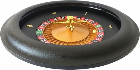 Yuanhe Deluxe Roulette Wheel Set - 18" Casino Grade Roulette Game Set with 2 Balls Pills,Very Smooth Spinning Action,Great for Home Game Night or Professional Use. in Saudi Arabia