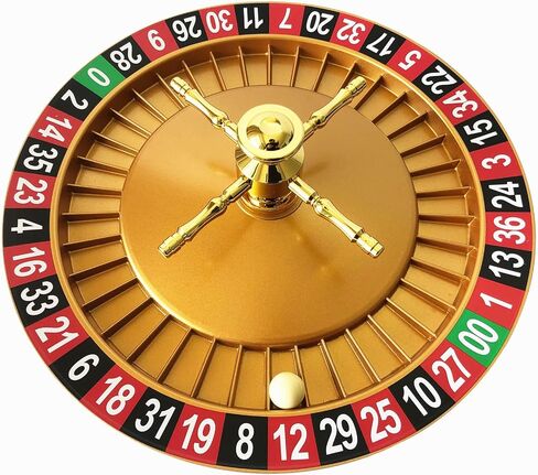 Yuanhe Deluxe Roulette Wheel Set - 18" Casino Grade Roulette Game Set with 2 Balls Pills,Very Smooth Spinning Action,Great for Home Game Night or Professional Use. in Saudi Arabia