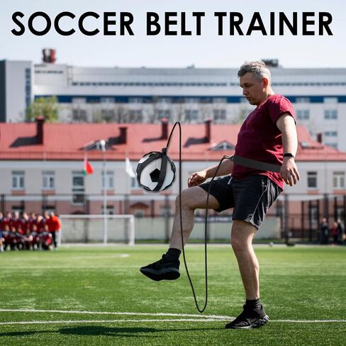 مجموعة JstFrU Tetherball للتنس وTetherball، معدات Tetherball مع عمود للفناء الخلفي والخارجي، مع عمود ارتفاع قابل للتعديل بطول 6.7 قدم، 2 كرات تنس بحبل، 2 مضارب، 1 ​​كرة Tetherball بحبل in Kuwait