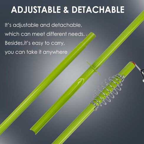 مجموعة JstFrU Tetherball للتنس وTetherball، معدات Tetherball مع عمود للفناء الخلفي والخارجي، مع عمود ارتفاع قابل للتعديل بطول 6.7 قدم، 2 كرات تنس بحبل، 2 مضارب، 1 ​​كرة Tetherball بحبل in Kuwait