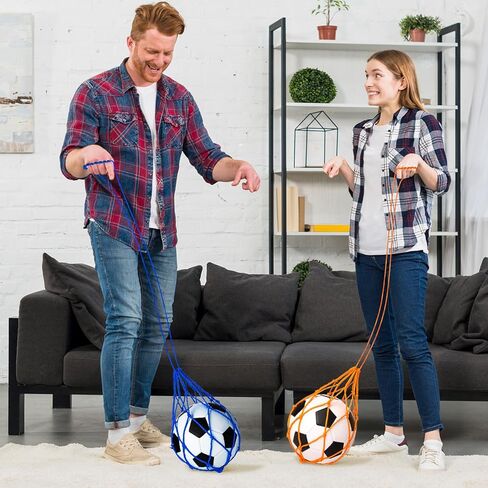 شبكة تدريب ركل كرة القدم HTZNHXT 4 قطع، مدرب رمي كرة القدم للأطفال والكبار، معدات تدريب كرة القدم تساعد على اللعب في كرة القدم لأحجام الكرة 3، 4، 5 in Kuwait