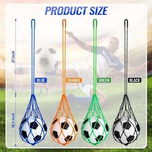 شبكة تدريب ركل كرة القدم HTZNHXT 4 قطع، مدرب رمي كرة القدم للأطفال والكبار، معدات تدريب كرة القدم تساعد على اللعب في كرة القدم لأحجام الكرة 3، 4، 5 in Kuwait