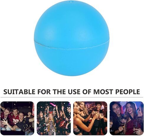 Happyyami Lottery Balls Raffle Balls Bingo Balls with No Number Plastic Hollow Balls 40MM Blue in Saudi Arabia