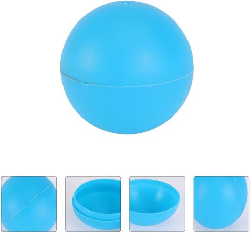 Happyyami Lottery Balls Raffle Balls Bingo Balls with No Number Plastic Hollow Balls 40MM Blue in Saudi Arabia