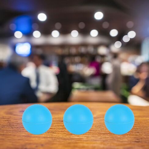 Happyyami Lottery Balls Raffle Balls Bingo Balls with No Number Plastic Hollow Balls 40MM Blue in Saudi Arabia