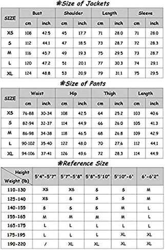 بدلة ثلج شتوية للرجال من WOWULOVELY مقاومة للماء وسترة جبلية مقاومة للرياح وبنطلون بدلة تزلج معزولة للتزلج على الجليد in Kuwait