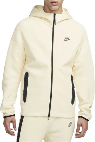 هودي Nike Sportswear Tech Fleece Windrunner للرجال بسحاب كامل - مقاس متوسط in Saudi Arabia