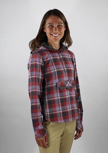 Club Ride Women's Pop Over Hoody - Fun, Stylish, and Warm for Fall and Winter Rides - Pullover Flannel in Saudi Arabia