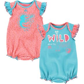 Baltimore Orioles Newborn Blue Pink Grey Stripe"Team Sparkle" 3 Piece Creeper Set